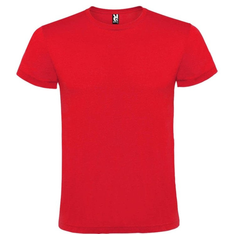 Camiseta roja de cuello corto